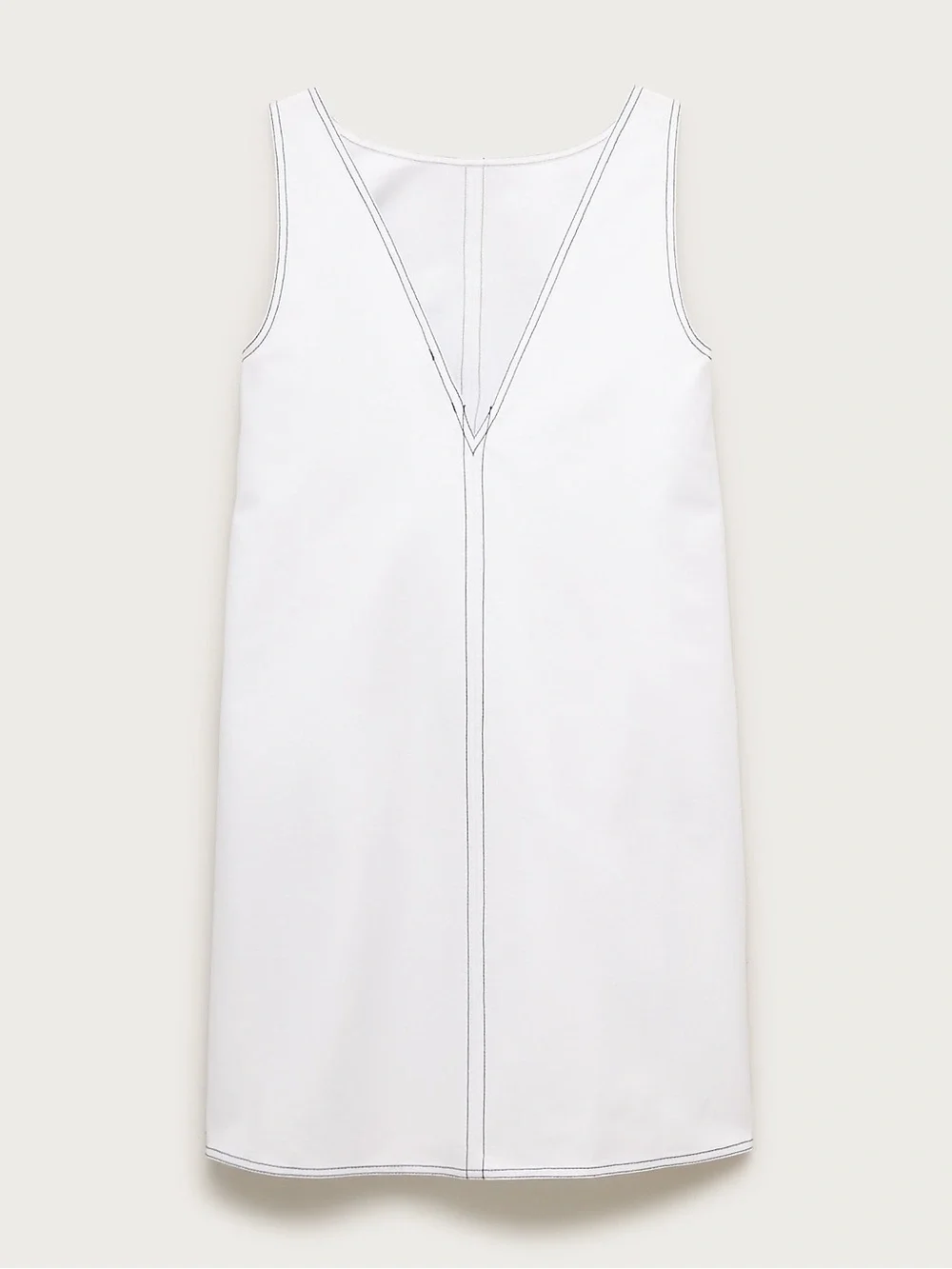 NWT J. Crew Contrast-stitch cotton poplin dress - size 6
